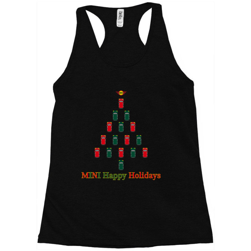 Hot Trend Mini Happy Holidays Tree Racerback Tank by laurynvanhoose | Artistshot