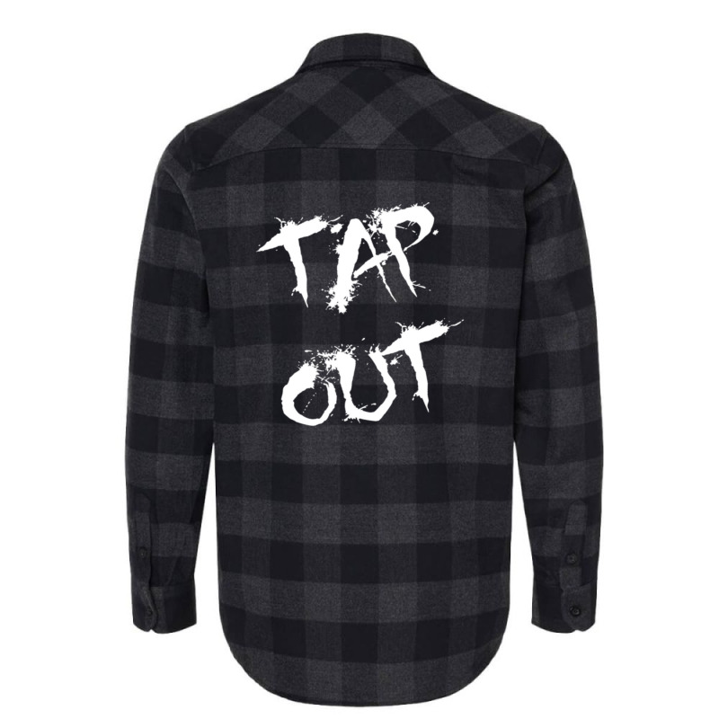 Tap Out (white) Flannel Shirt by CassidyWise | Artistshot