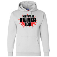 I Know The Owner Too Bartending Mixologist Bartender T Shirt Champion Hoodie | Artistshot