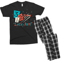 Lets Jam   Red Summer Men's T-shirt Pajama Set | Artistshot