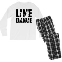 Line Dance   Cute Boy Men's Long Sleeve Pajama Set | Artistshot