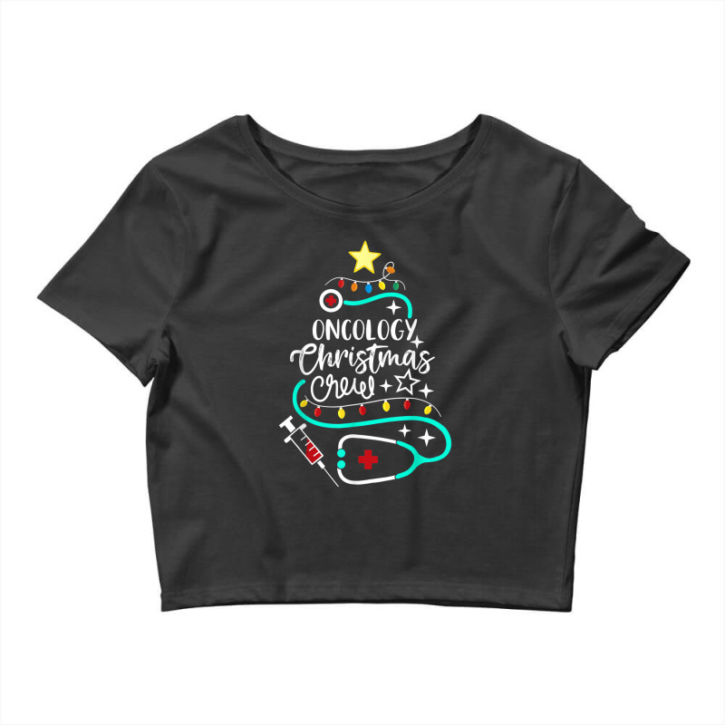 Oncology Christmas Crew Oncology Nurse Oncologist Secretary Crop Top by AndrewRobertHenzel | Artistshot