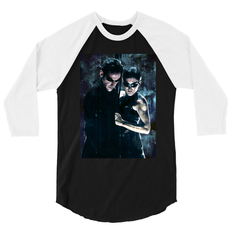 A The Matrix 3 (2) 3/4 Sleeve Shirt | Artistshot