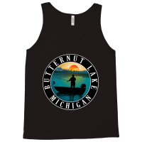 Hot Trend Butternut Lake Fishing Michigan Sunset Tank Top | Artistshot