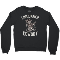 Linedance Cowboy Western Rodeo Skeleton Dancer   Cool Quote Crewneck Sweatshirt | Artistshot