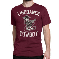 Linedance Cowboy Western Rodeo Skeleton Dancer   Cool Quote Classic T-shirt | Artistshot