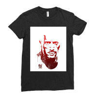 Dwayne Johnson Face Ladies Fitted T-shirt | Artistshot