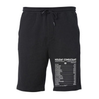 Limited Edition Holiday Consultant T Shirt - Holiday Consultant Factor Fleece Short | Artistshot