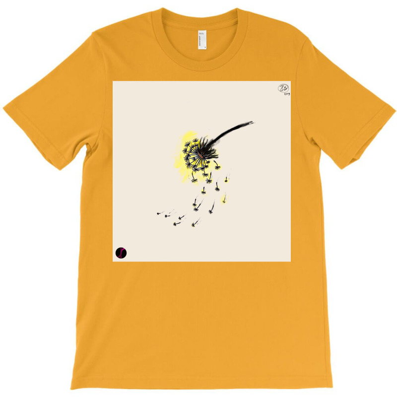 Low Flying Dandelion   Hippie Red T-Shirt by alheklupsm | Artistshot