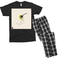 Low Flying Dandelion   Hippie Red Men's T-shirt Pajama Set | Artistshot