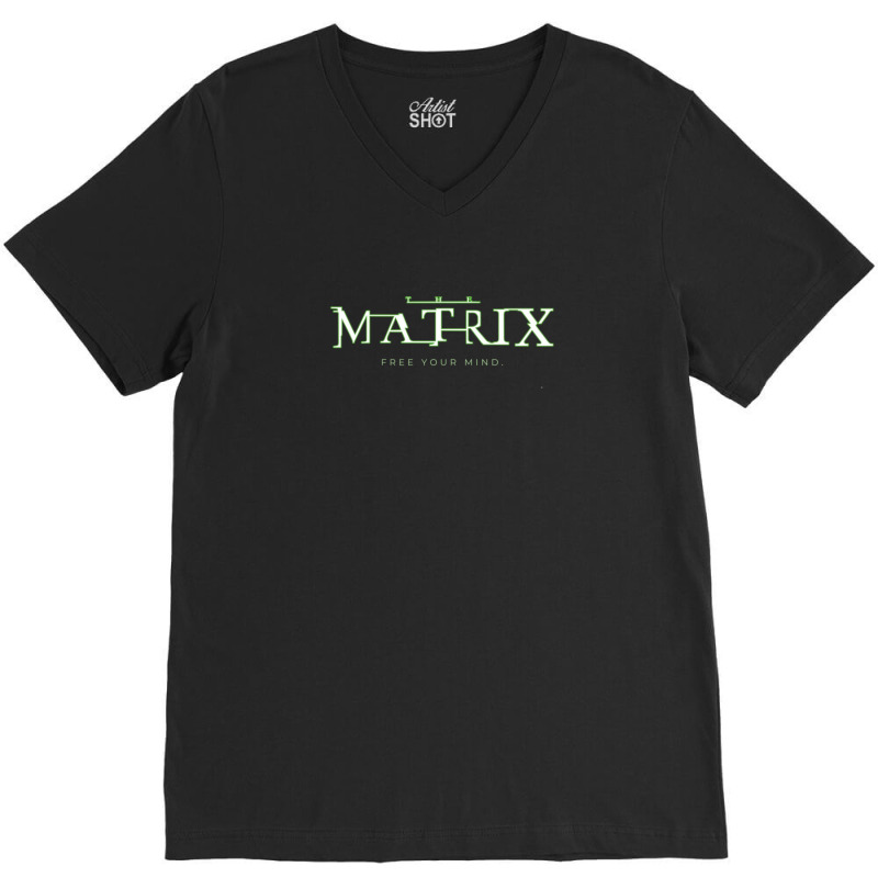 A The Matrix 4 V-neck Tee | Artistshot