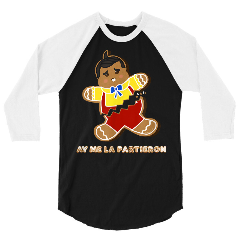 Funny Latino Gingerbread Chunky Boy Pan Dulce Latinx Cookie T Shirt 3/4 Sleeve Shirt by tawny4okburd | Artistshot