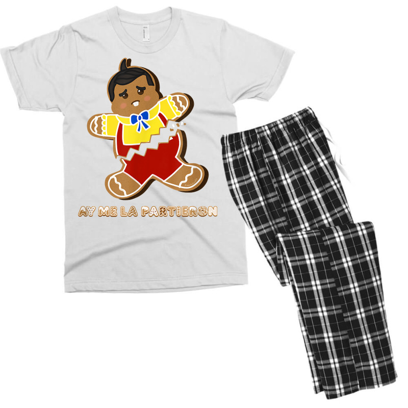 Funny Latino Gingerbread Chunky Boy Pan Dulce Latinx Cookie T Shirt Men's T-shirt Pajama Set by tawny4okburd | Artistshot