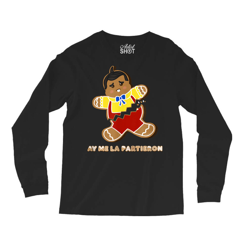 Funny Latino Gingerbread Chunky Boy Pan Dulce Latinx Cookie T Shirt Long Sleeve Shirts by tawny4okburd | Artistshot