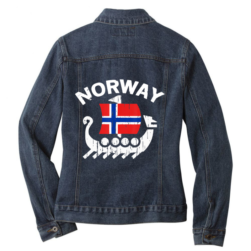 Limited Edition Norway Viking & Women Ladies Denim Jacket by Sizemore Adame | Artistshot