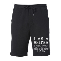 Cool Writer Art For Men Women Novel Author Writing Novelist Fleece Short | Artistshot