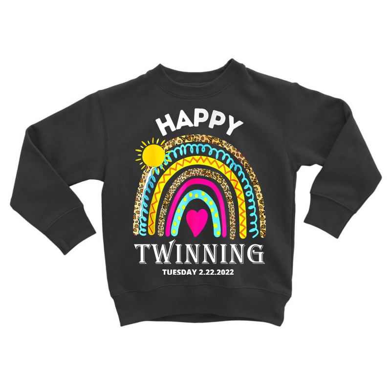 Kids Twinning Twosday Tuesday February 22nd 2022 Funny Premium T Shirt Toddler Sweatshirt | Artistshot