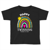 Kids Twinning Twosday Tuesday February 22nd 2022 Funny Premium T Shirt Toddler T-shirt | Artistshot