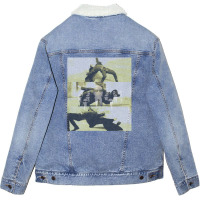 A The Matrix 8 (2) Unisex Sherpa-lined Denim Jacket | Artistshot