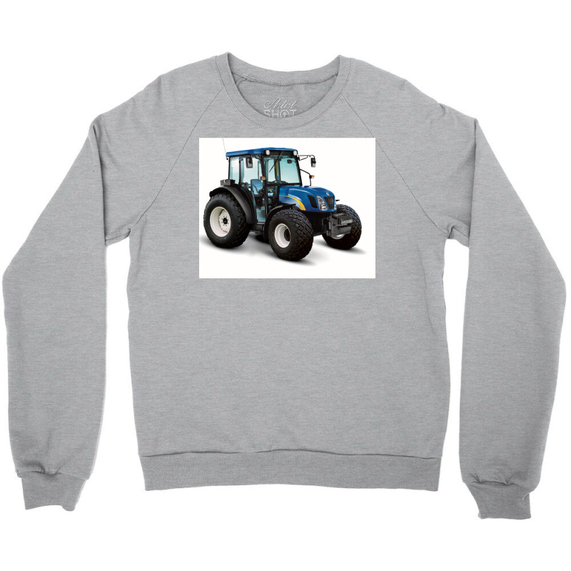 Tractor  Baby Red Crewneck Sweatshirt by tintesbaxhiau | Artistshot