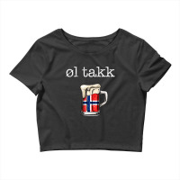 Hot Trend Norwegian Beer Please Ol Takk, Norway Crop Top | Artistshot