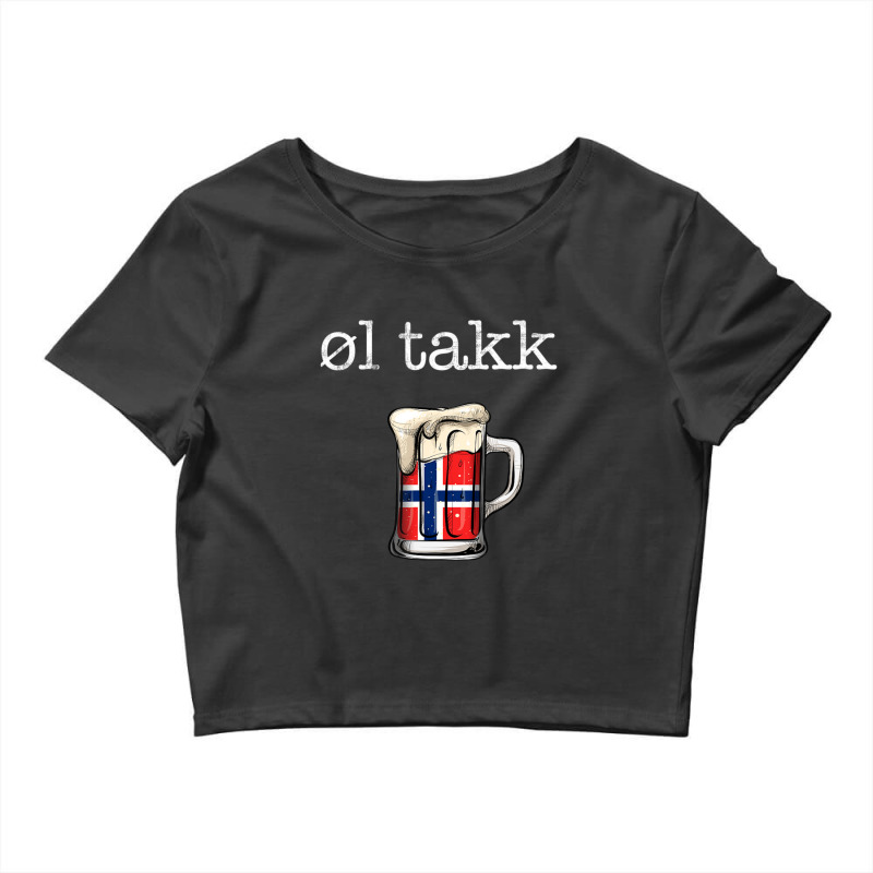 Hot Trend Norwegian Beer Please Ol Takk, Norway Crop Top by Sizemore Adame | Artistshot