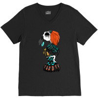 The Crow Mage T V-neck Tee | Artistshot