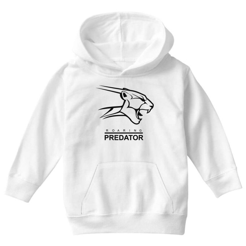 Roaring Predator Youth Hoodie by Suettan | Artistshot