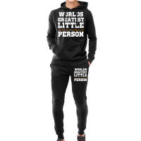 Worlds Greatest Little Person  Classic Hoodie & Jogger Set | Artistshot