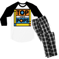 Top Of The Pops Vintage Classic T Men's 3/4 Sleeve Pajama Set | Artistshot