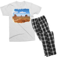 Monument Valley   Aesthetic Nostalgia Men's T-shirt Pajama Set | Artistshot