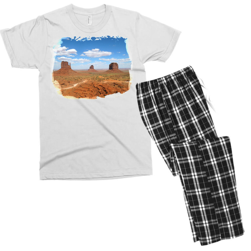 Monument Valley   Aesthetic Nostalgia Men's T-shirt Pajama Set by alheklupsm | Artistshot