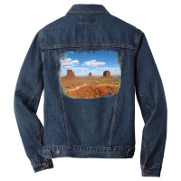 Monument Valley   Aesthetic Nostalgia Men Denim Jacket | Artistshot