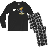 Mushroom With Arrows   Humor Girl Men's Long Sleeve Pajama Set | Artistshot