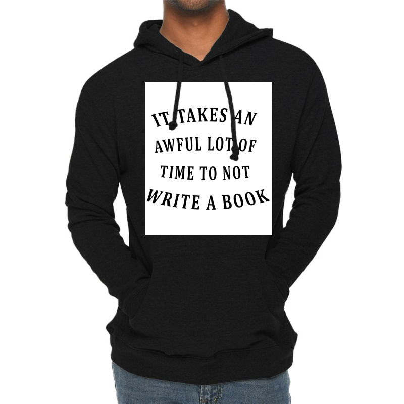 It Takes Awful Courage Funny Poster Yellow Lightweight Hoodie | Artistshot