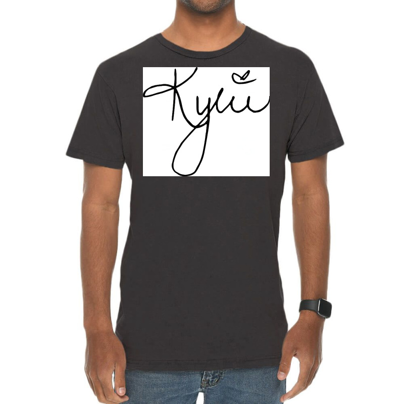 Kylie Signature Poster Hippie Vintage T-Shirt by maunesebekb | Artistshot