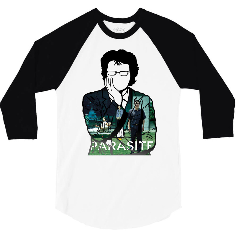 Bong Joon Ho Parasite Portrait  T Music 3/4 Sleeve Shirt | Artistshot