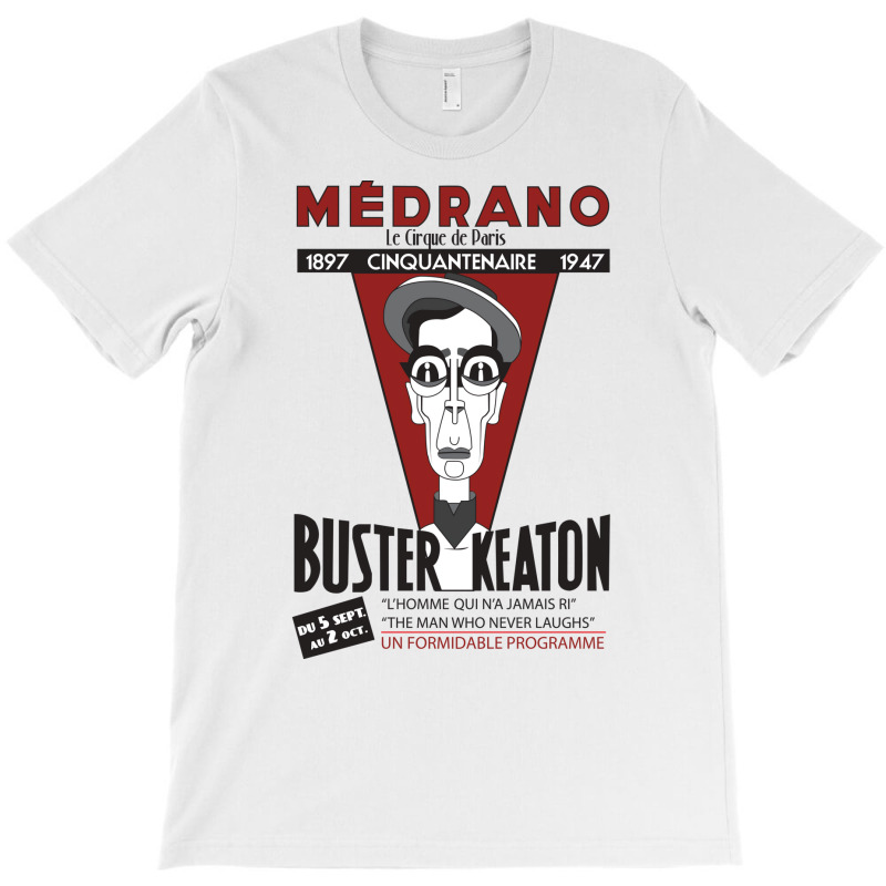 Buster Keaton In Paris  T Red T-shirt | Artistshot