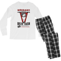 Buster Keaton In Paris  T Red Men's Long Sleeve Pajama Set | Artistshot