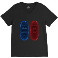 A The Matrix Pills V-neck Tee | Artistshot