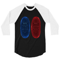 A The Matrix Pills 3/4 Sleeve Shirt | Artistshot