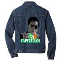 Capitalism  T Music Men Denim Jacket | Artistshot