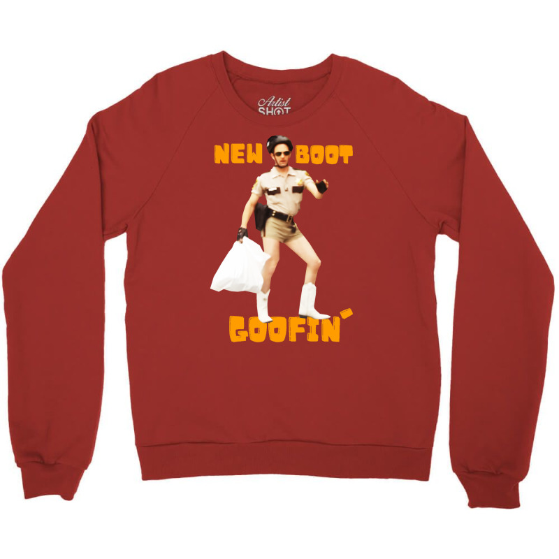 New Boot Goofin Funny New Boot Goofin Lt Dangle   Love Boy Crewneck Sweatshirt by alheklupsm | Artistshot