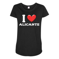 I Love Alicante Spain T Shirt Maternity Scoop Neck T-shirt | Artistshot