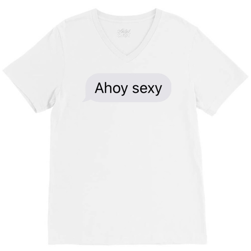 Ahoy Sexy Classic Love V-neck Tee | Artistshot