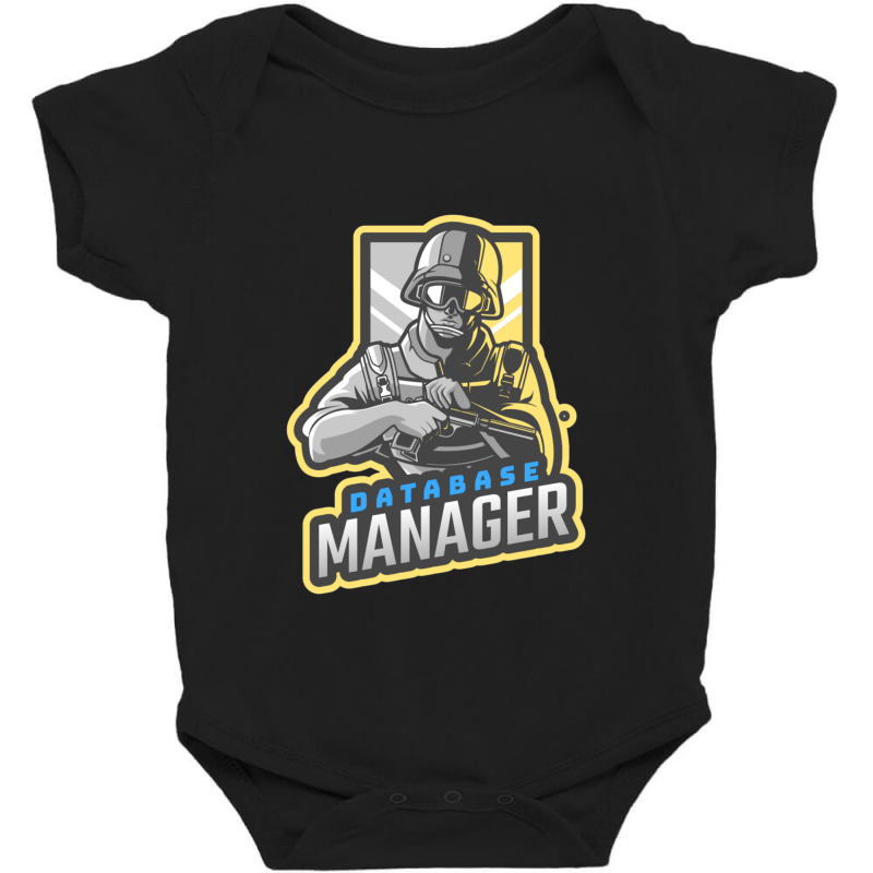 Database Manager - Office Superhero Baby Bodysuit by AcostaLopezJuan | Artistshot