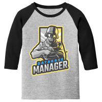 Database Manager - Office Superhero Youth 3/4 Sleeve | Artistshot