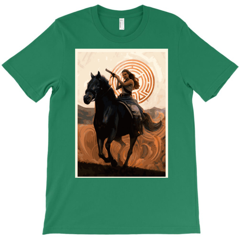 Dolores Riding His Horse Westworld Scifi Fanart  T Stars T-shirt | Artistshot