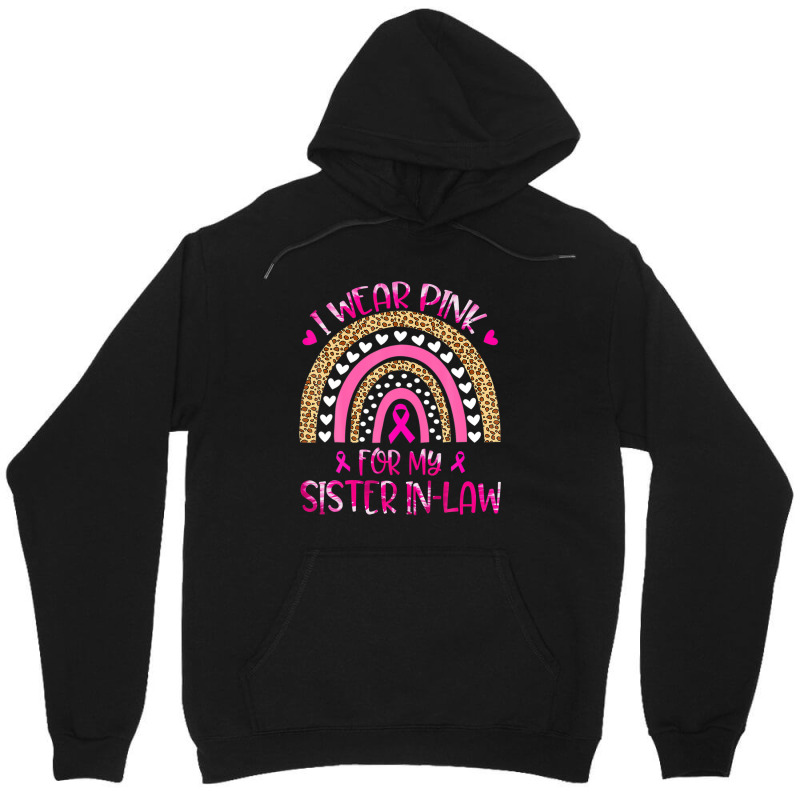 In October I Wear Pink For My Sister In-law Tie Dye Rainbow Unisex Hoodie | Artistshot