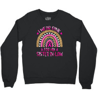 In October I Wear Pink For My Sister In-law Tie Dye Rainbow Crewneck Sweatshirt | Artistshot